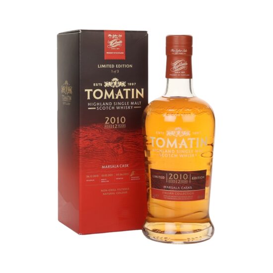 Tomatin Marsala Cask 2010, 12 Ani, 46%, 0.7L