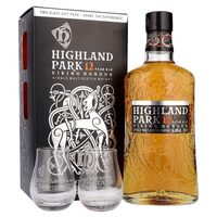 Highland Park Single Malt Scotch Whisky cu 2 Pahare, 40%, 0.7L