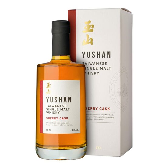 Yushan Taiwanese Single Malt Sherry Cask, 46%, 0.5L