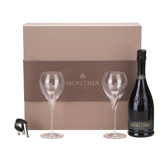 Pachet You&Me Franciacorta Millesimato Brut cu 2pahare si 1 stopper 12% 0.75L
