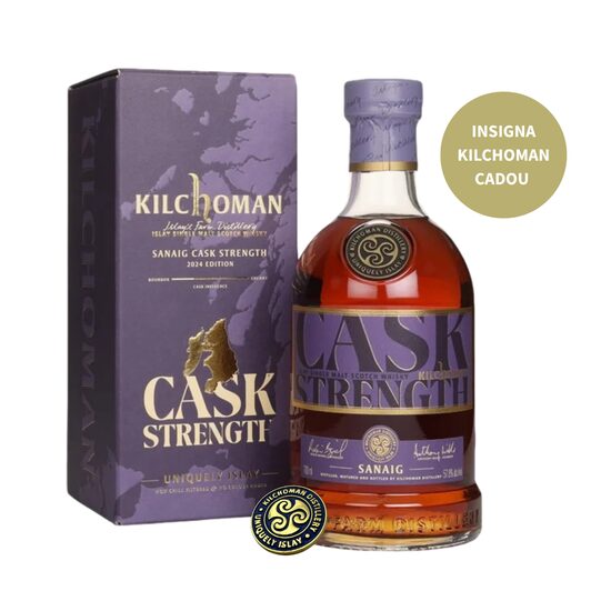 Kilchoman Sanaig Cask Strength cu cutie 57.8% 0.7L