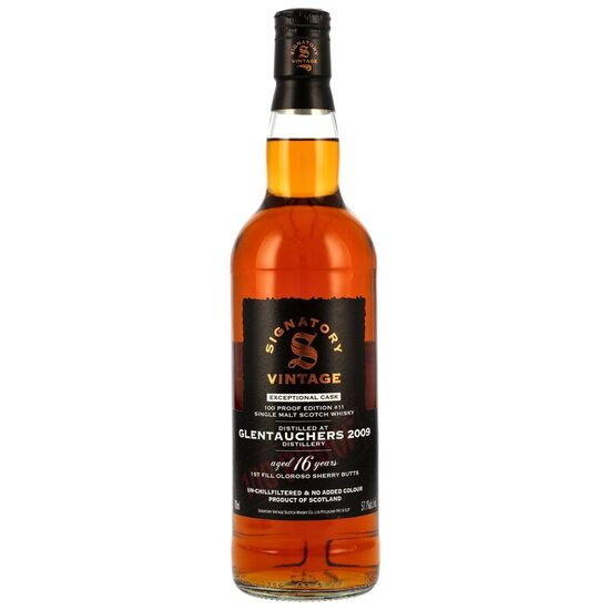 Glentauchers 100 Proof Edition Signatory Vintage 16 Ani 57.1% 0.7L