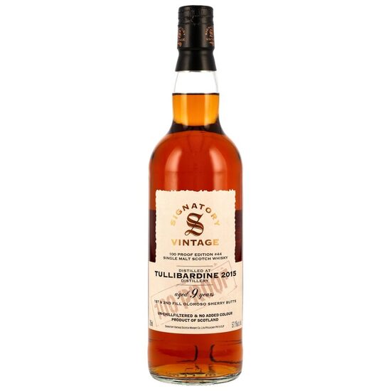 Tullibardine 100 Proof Edition Signatory Vintage 9 ani 57.1% 0.7L