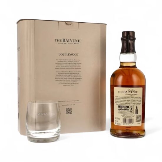 Balvenie DoubleWood cu pahar 12 ani 40% 0.7L