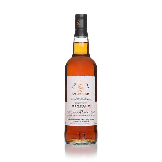 Ben Nevis 10 ani - 100 Proof Edition Signatory Vintage 57.1% 0.7L