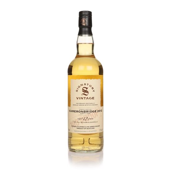 Cameronbridge 12 ani - 100 Proof Edition Signatory Vintage 57.1% 0.7L