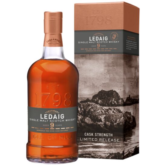 Ledaig 9 Ani-2012 Bordeaux Red Wine Cask 56.8% 0.7L