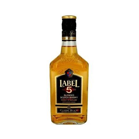 Label 5 Classic Black 40% 1L