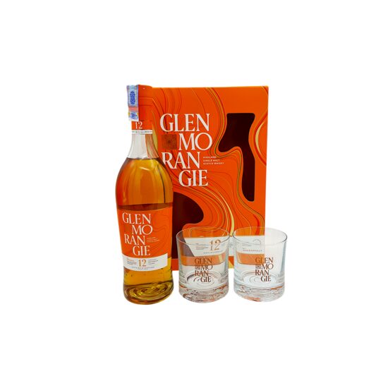 Glenmorangie The Original 12 ani cu 2 pahare 40% 0.7L