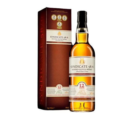 Syndicate 58/6, Blended Whisky, 12 Ani, 40%, 0.7L