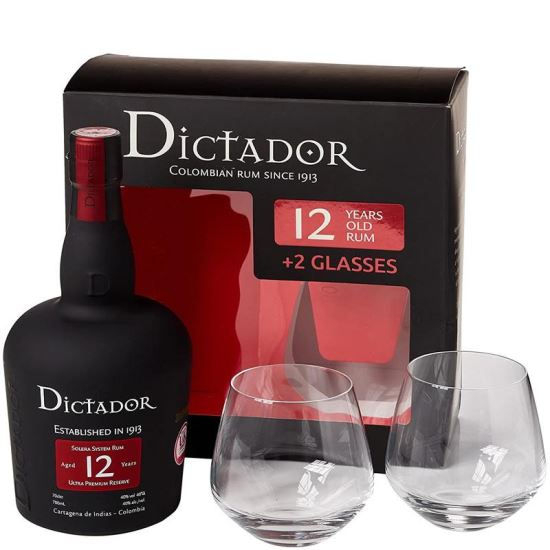 Dictador 12 Ani, 40% 0.7L cu 2 Pahare