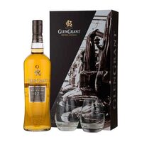 Glen Grant, Whisky Single Malt, 12 Ani, 43%, 0.7L cu 2 Pahare
