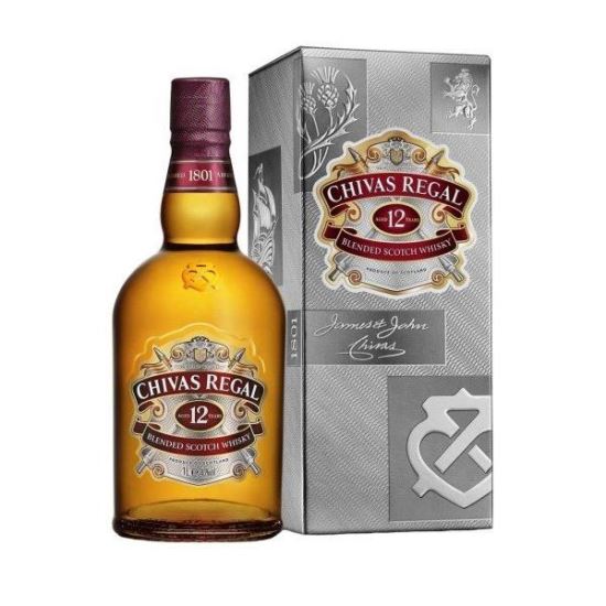 Chivas Regal Whisky, 12 Ani,cutie, 40%, 1L