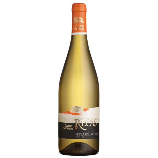 Recas Castel Huniade Feteasca Regala Demisec, 12%, 0.75L