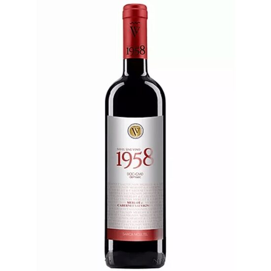 Sarica Niculitel 1958 Merlot/Cabernet Sauvignon Demisec, 12.7%, 0.75L
