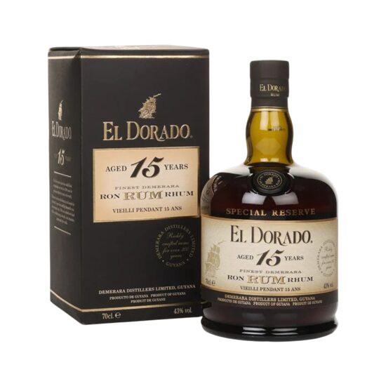 El Dorado cu cutie 15 Ani, 43%, 0.7L